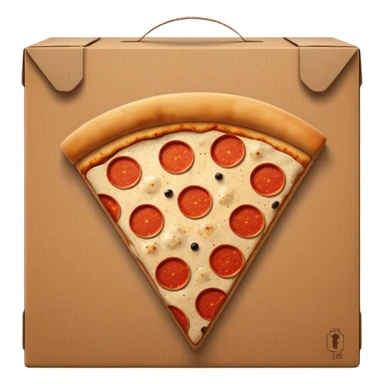 pizza box sticker