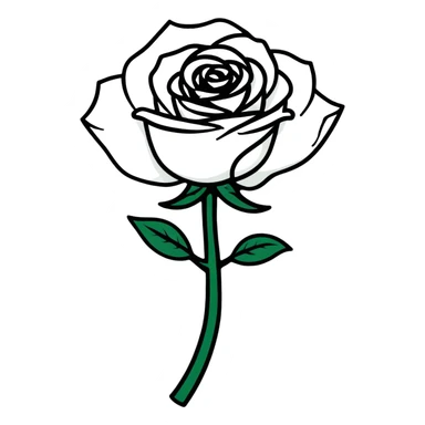 Black rose, Stone Temple Pilots inspired sticker