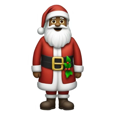 standing skinny santa claus sticker