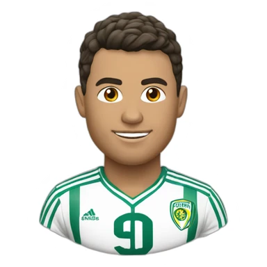 Chèvre à côté de ronaldo sticker