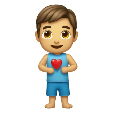 Corazón de agua sticker