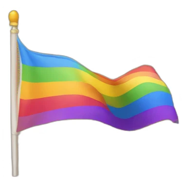 Drapeau LGBT qui brûle sticker