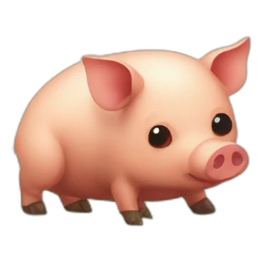 pig armadillo cow centipede insect with 420 leaves on its back sticker