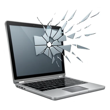 Throw laptop out of window emoji sticker