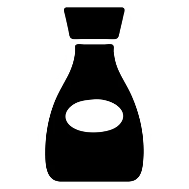 soy sauce bottle, icon sticker