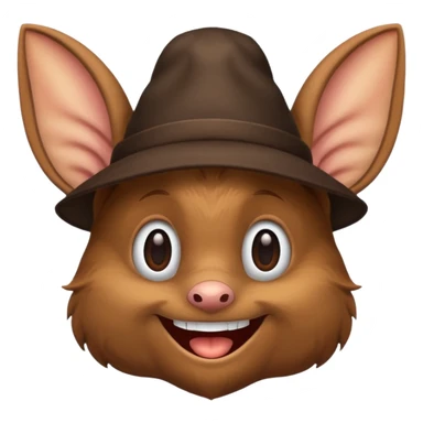 bat with hat sticker