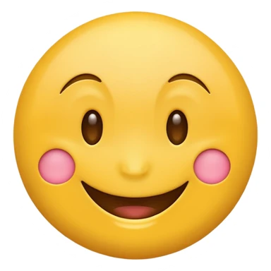 Make a emoji smile face without the eyes emoji sticker