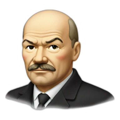 An icon of lenin sticker