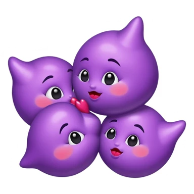 purple kiss  sticker