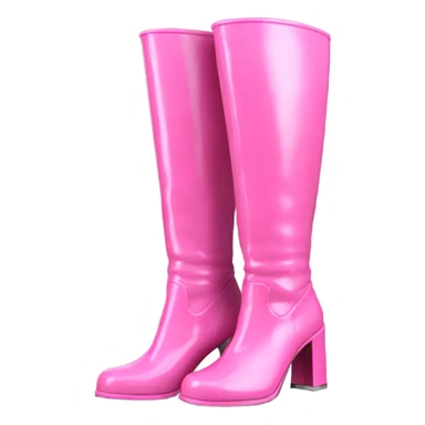 Pink Gogo boots sticker