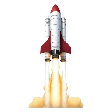 Space-X rocket taking off with a cool twist sticker