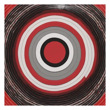 Target bullseye sticker