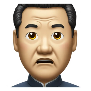 angry Xi Jinping sticker