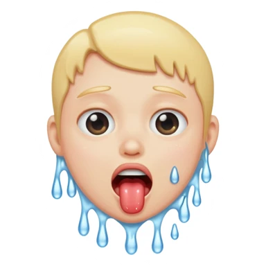 Retard drooling sticker