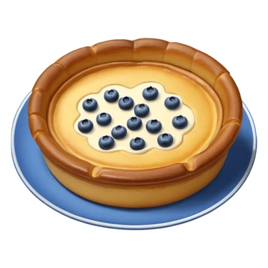 bluebery dutch baby sticker