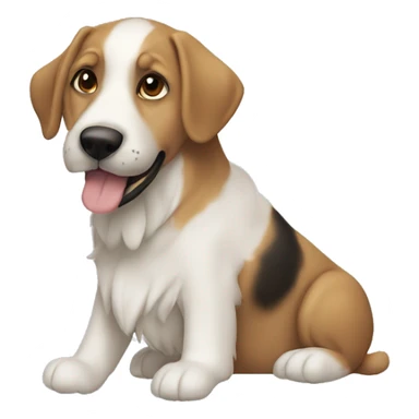 Duş alan köpekler sticker