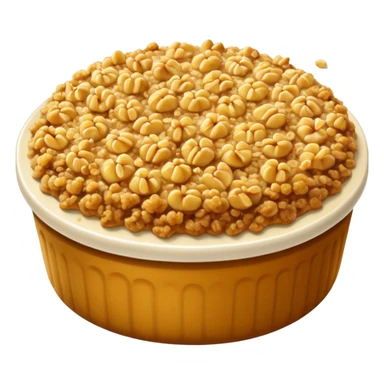 Apple crumble sticker