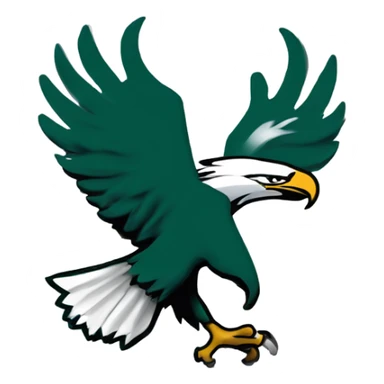 Philadelphia eagles logo getting stomped on  sticker