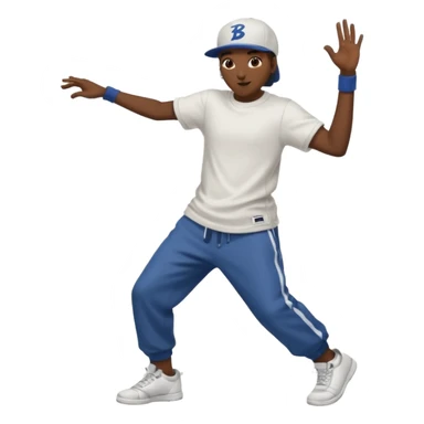 hip hop dancing sticker