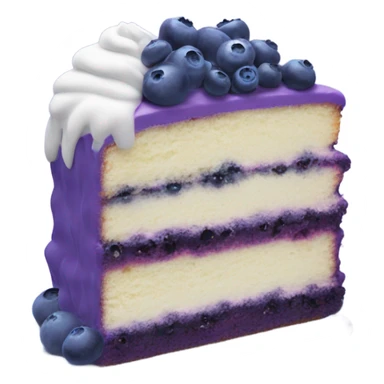 Blueberry  cake sticker