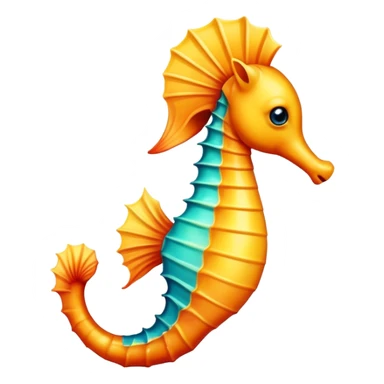 cute seahorse sticker