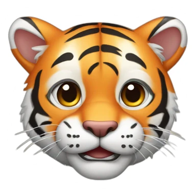 little tiger sticker