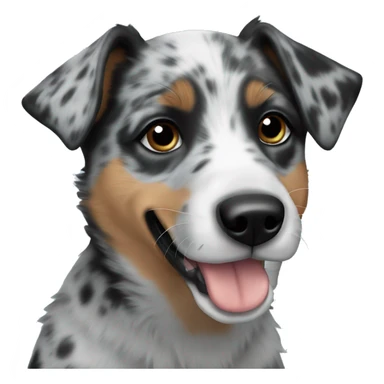 puppy blue heeler sticker