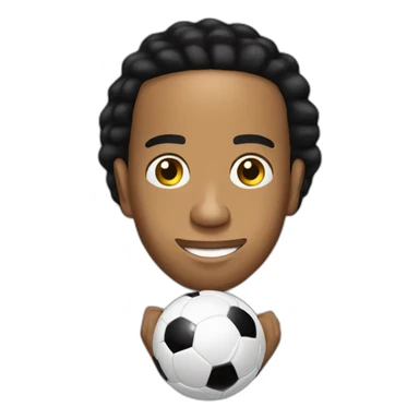 Ronaldinho con un balón  sticker