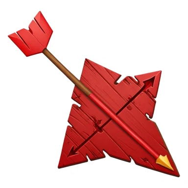 bleeding arrow sticker