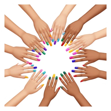 Nail artists sticker