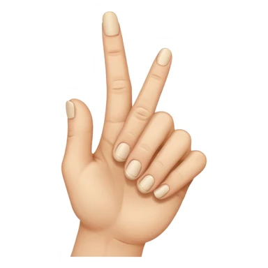 Middle finger bending sticker