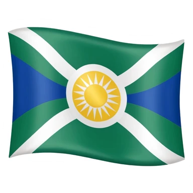 Faça uma bandeira do estado de Rondônia  sticker