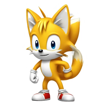 Tails sonic sticker