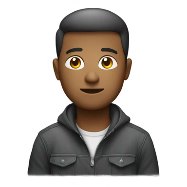 Man standing in spotlight alone ￼ sticker