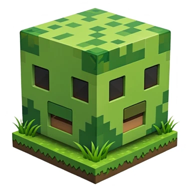 Genrate a minecraft emojii sticker