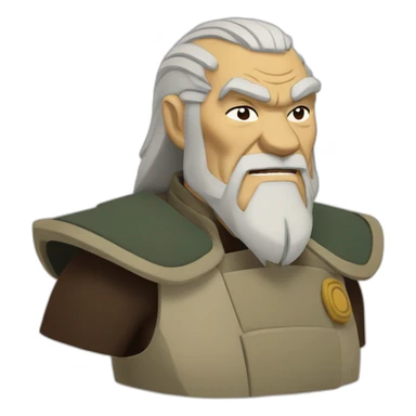 Iroh from legend of korra sticker