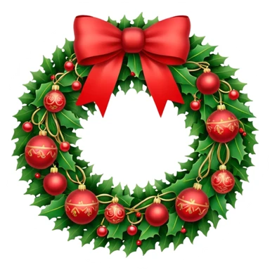 Christmas wreaths  sticker