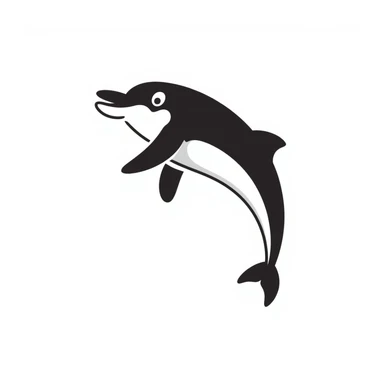 Dolphin sticker