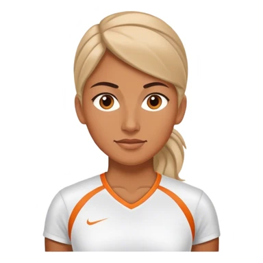 female sport coach  sticker