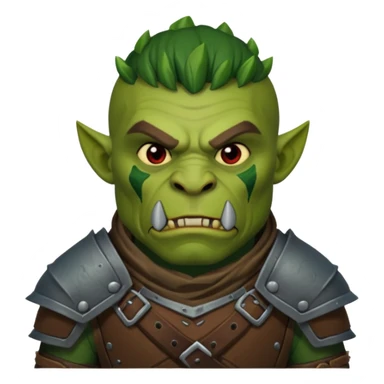 Orc rouge sticker