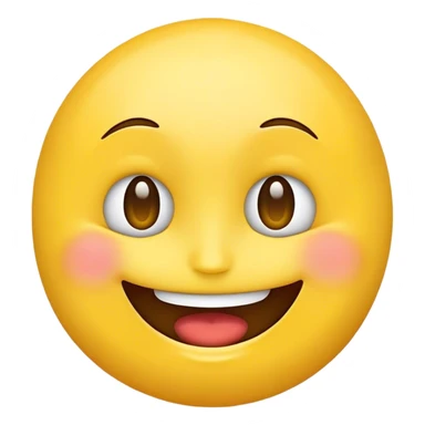 emoji feliz con cara sticker