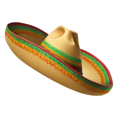 Mexican sombrero sticker