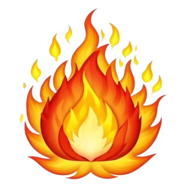 Flaming Aura Ball sticker