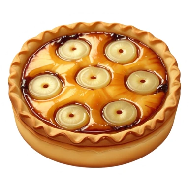 Three onion and cheese tarte Tatin sticker