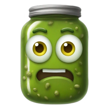 Pickles rick sticker