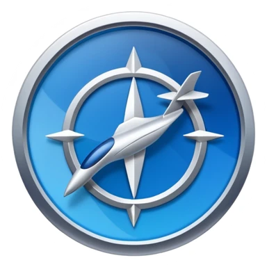 A clean, modern, and professional logo design for a project management and planning framework. The logo should visually represent the journey from initial concept to successful execution. sticker