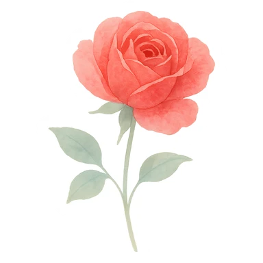 very detailed rose, delicate petals, vibrant red and pink hues, soft gradients, realistic botanical details sticker