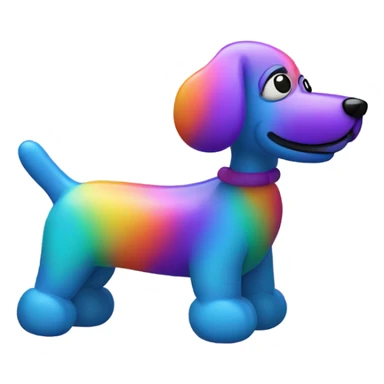 Balloon animal sticker