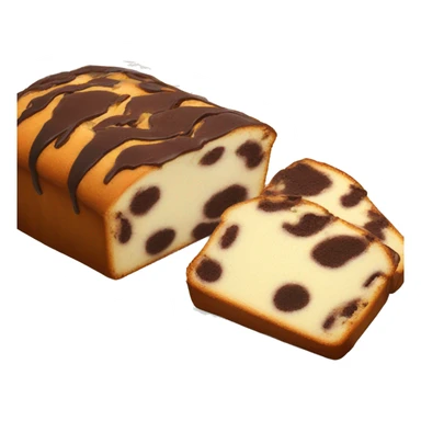 marble cake loaf sticker