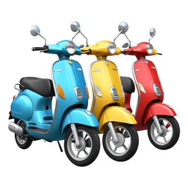 Many Scooters sticker